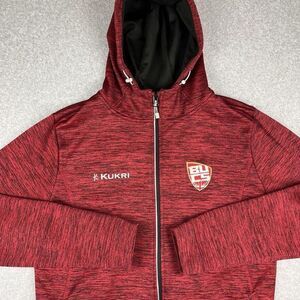 Kukri BUCS Rugby Full Zip Training Jacket Mens Large‎ Red Hoodie Performance